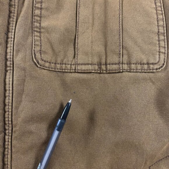 Levi's Canvas Jacket Men's XXL Sherpa Lined Removable Hooded Field Military 2XL - Picture 5 of 16